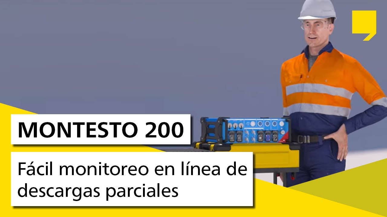 MONTESTO 200 - Fácil monitoreo en línea de descargas parciales