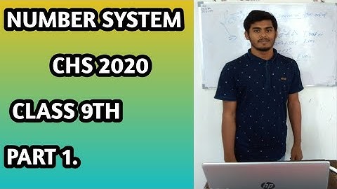 #chs class 9th  math  #number system part # 1
