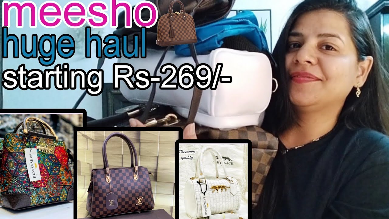 OMG* Bought Fake Designer Bags from Meesho !! Wasn't Expecting this. 