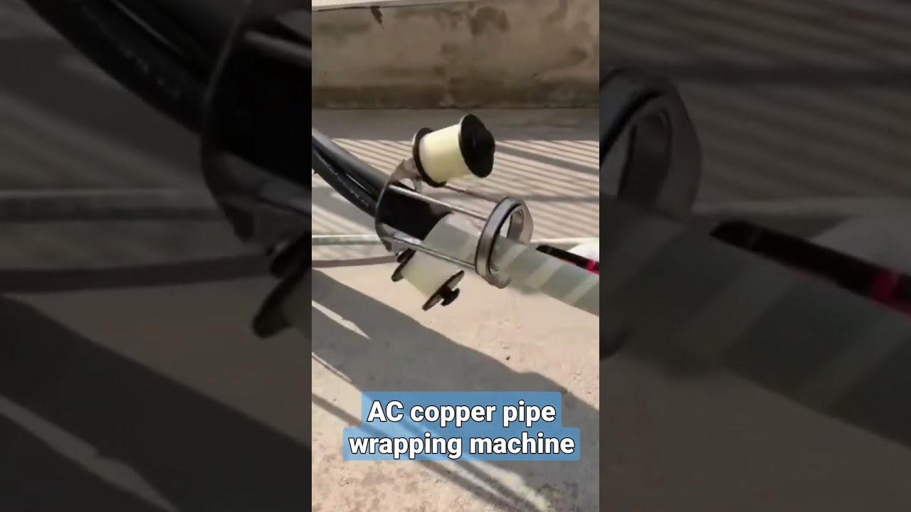 AC copper pipe wrapping machine 