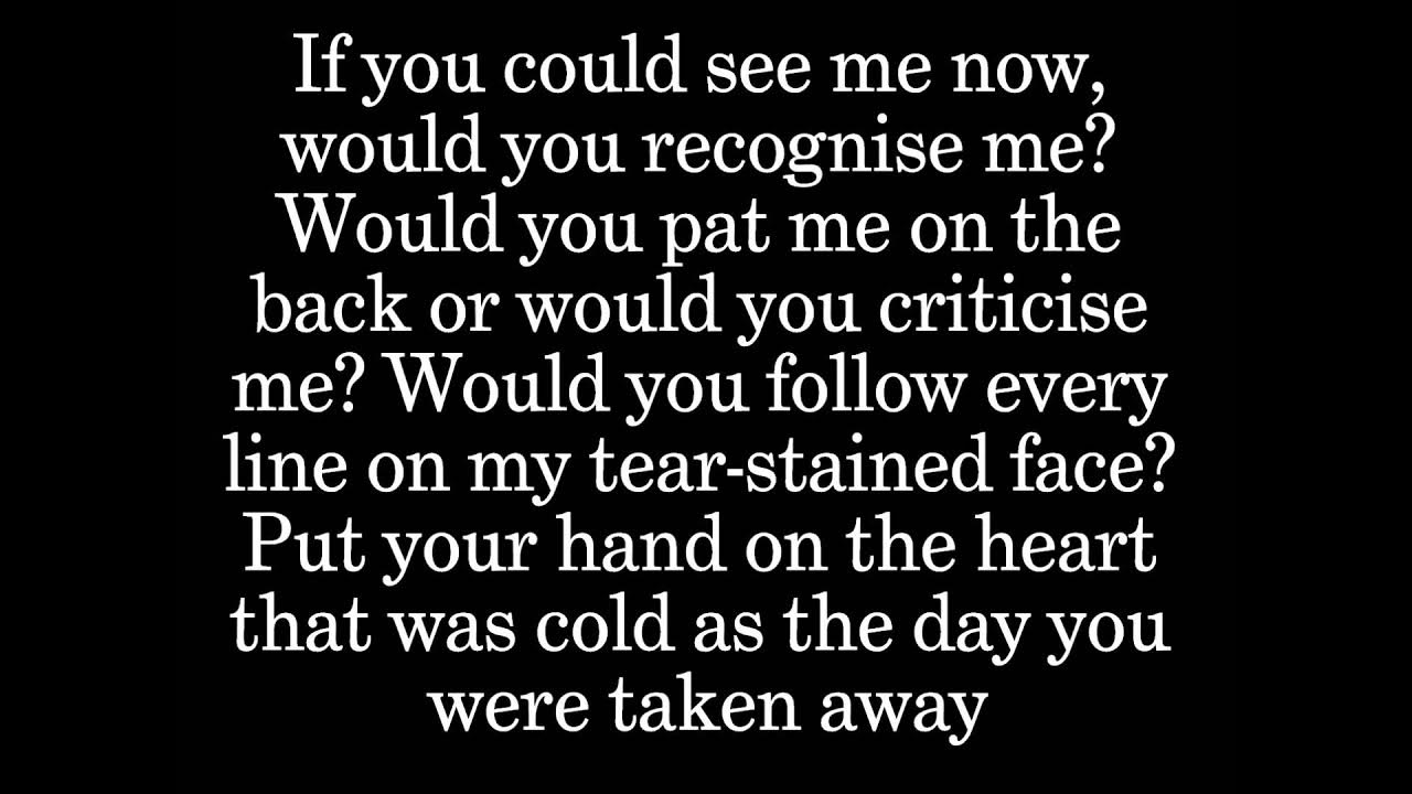 The script if you could. Siblings текст. If you could see me Now.