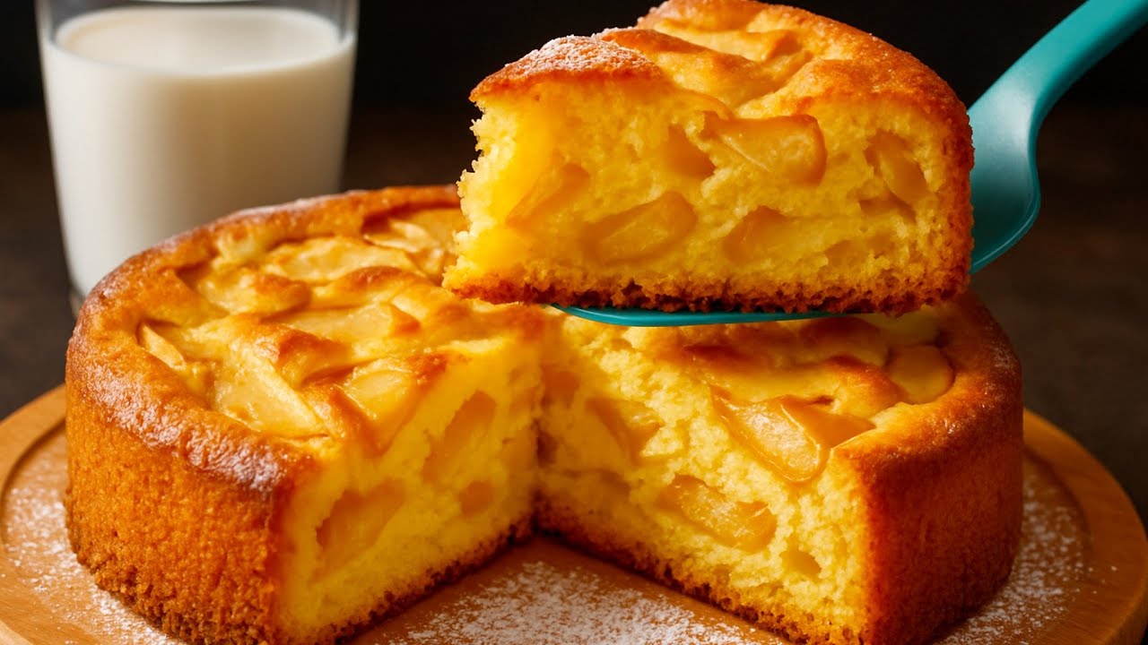 Пирог с яблоками за 5 минут! Просто, быстро и дёшево.