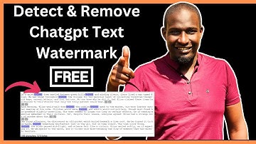 How To Remove Watermark From Chatgpt Text