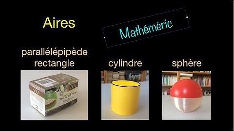 Aires du parallélépipède rectangle, du cylindre et de la sphère - Mathéméric