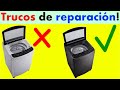 Como reparar cualquier lavadora en tres simples pasos!