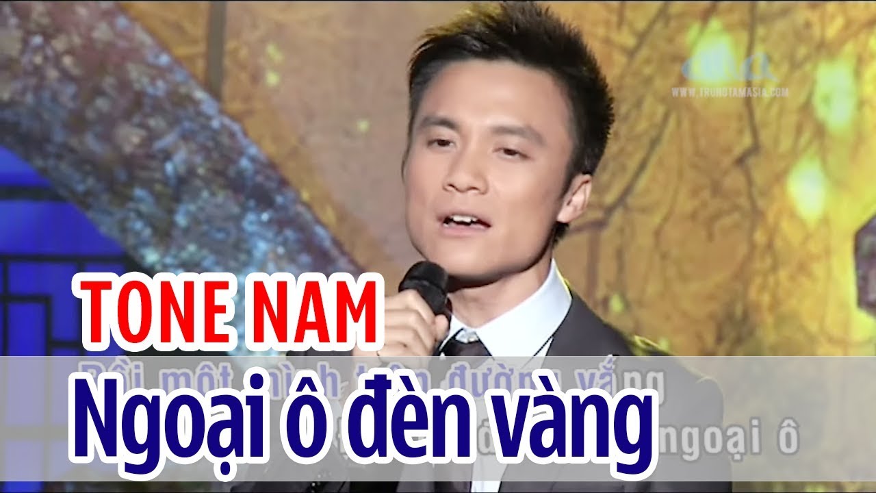 Ngoại Ô Đèn Vàng - KARAOKE | Tone Nam | Huỳnh Phi Tiễn