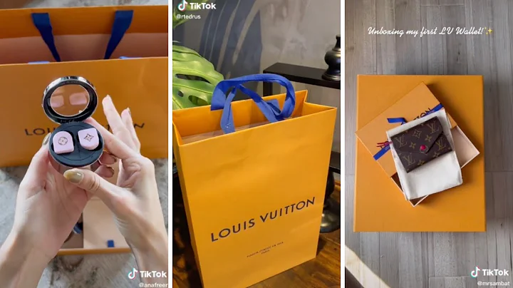 Louis Vuitton ASMR Unboxing | Tiktok Unboxing Compilation
