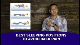 Best sleeping positions to avoid back pain