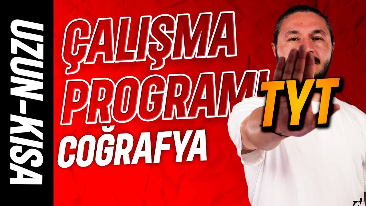 Tyt coğrafyaya böyle çalış ! Çalışma programı + Tyt coğrafya konu ...