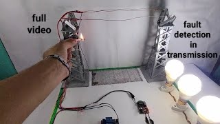 Full Video Make Project Fault Detection In transmission Line, Make  Amezing School Project