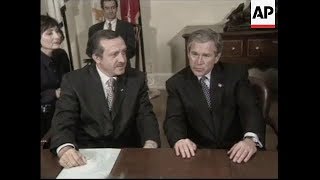 A.B.D. Başkanı Bush - AKP Genel Başkanını kabulü - 2002 - YouTube