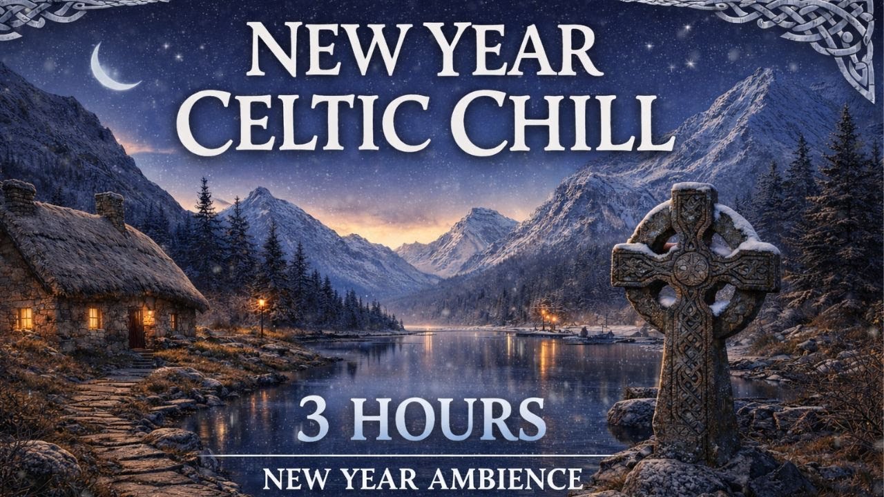 New Year Celtic Chill ❄️ 3 Hours of Ambient Irish Music for Focus, Study & Relaxation