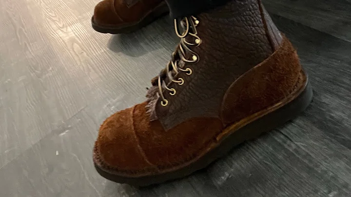 JK Boots forefront Bison Skin