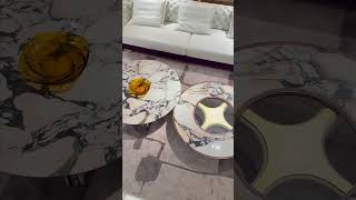 This French light luxury coffee table features solid craftsmanship and high-quality materials.