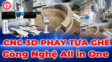 Máy CNC 3D Làm Tựa Ghế MASTER TC4 Gia Công 5 Trục Semac