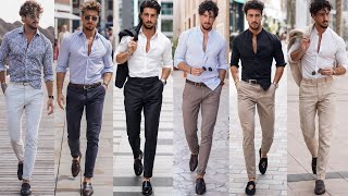 أفكار رائعة لتنسيق أحدث وأشيك ملابس صيفية رجالية كلاسيكية قمة الأناقة 2021 Classic men's clothing