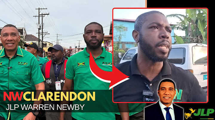 Jamaica Labour Party JLP Warren Newby Introduced As Candidate For Northwest Clarendon | WHOOP