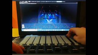 Light show AKAI apc mini whit Ma dot 2