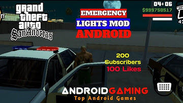 Emergency Lights Mod (EML) GTA San Andreas Android | Android Gaming