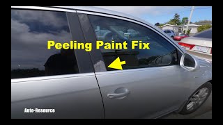 VW Jetta Door Pillar Trim Peeling Off Repair