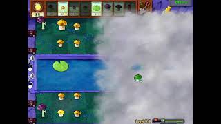 Plants Vs. Zombies Level 4-8 (8 Slots) - Fog - Night Pool - Kabut - Kolam Renang Malam