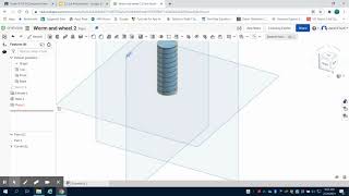 Worm  & Wheel Creating the Worm Onshape PLTW