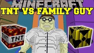 TOO MUCH TNT MOD VS FAMILY GUY - Minecraft Mods Vs Maps (SO MANY EXPLOSIONS!)