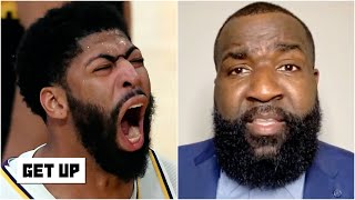 Kendrick Perkins reacts to Anthony Davis carrying the Lakers vs. the Suns | Get Up