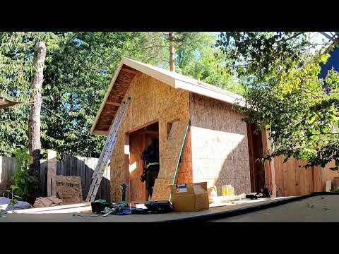 Backyard Office ADU Build by WallaceWoodworks