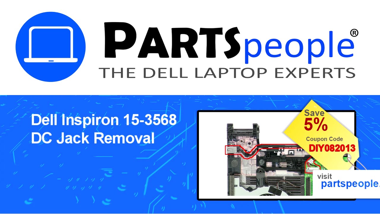 Dell Inspiron 3568 (P47F004) DC Jack Replacement Video Tutorial