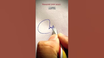 Unique and stylish signature for “ARPITA“ name ✍️✨|| calligraphy || stylish signature #signature