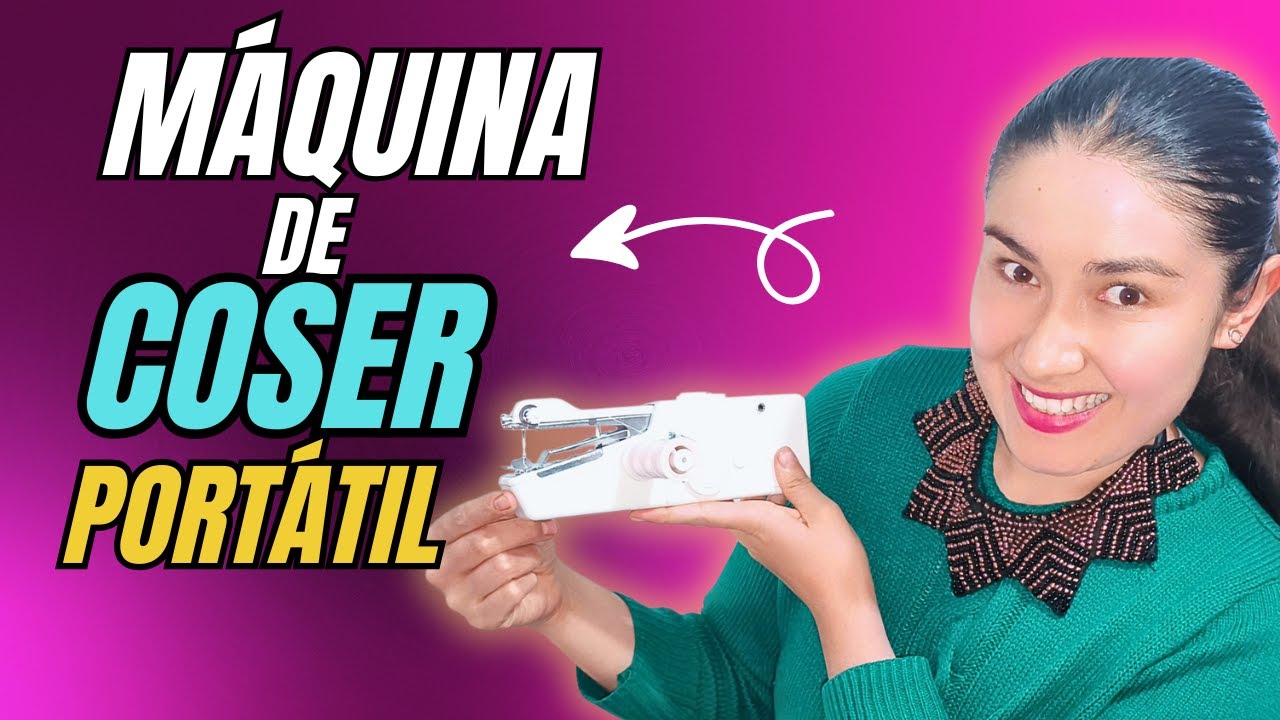 Cómo Enhebrar y Usar la Mini Máquina de Coser Portátil