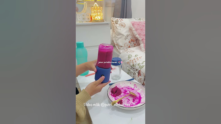 Bikin jus pakai juicer portable #juice #daily #dailyvlog #adayinmylife