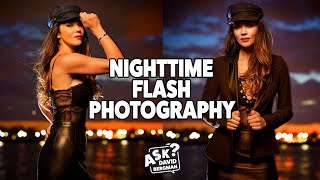 Flash Portraits at Night | Ask David Bergman