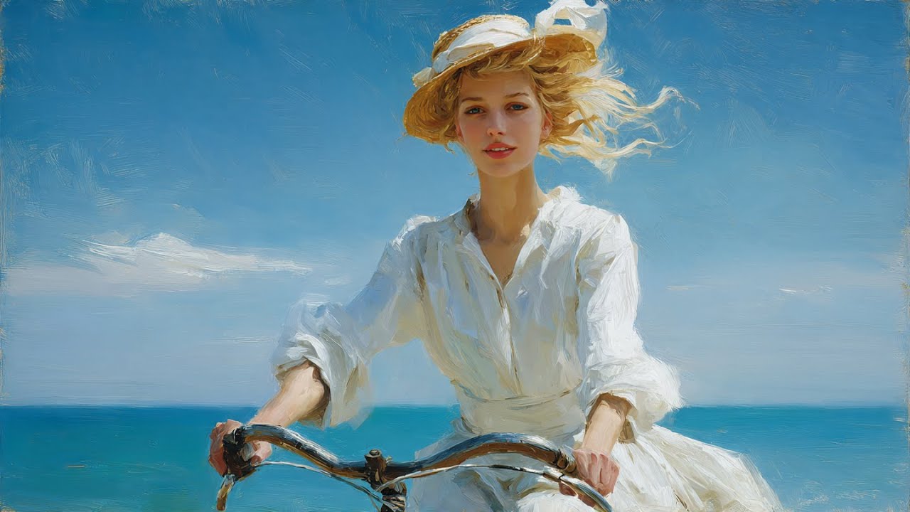 Visual Poems | Sea and Seagulls | A 19th-Century Impressionist Romance [4K]