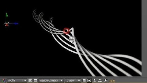 [애펙 트랩코드] 폼을 활용한 입체적인 선 만들기(After Effects Trapcode Form-3D String with Light)
