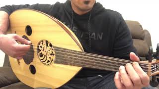 اربعة دروس اساسية لتعلم العزف على آله العود - تعليم العزف على العود - oud lesson