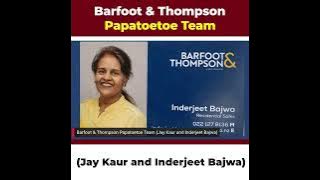 Barfoot & Thompson Papatoetoe Team Jay Kaur and Inderjeet Bajwa