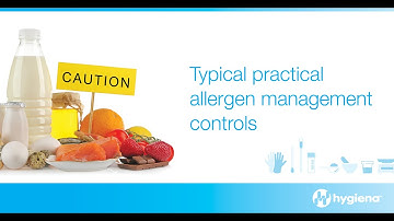 Typical Allergen Management Controls