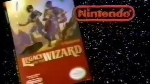 Legacy of the Wizard NES Commercial