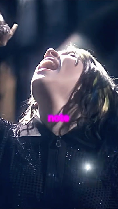 Billie Eilish Hits Insane High Note During No Time to Die 🎤#trending #viralvideo #billieeilish