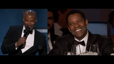 De Jamie Foxx para Denzel Washington. "Gracias por darnos tu corazón".