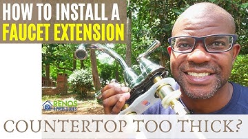 How to Install a Faucet Shank Extension