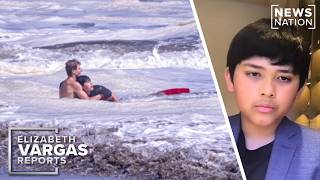10-year-old boy rescued in viral beach incident tells his story
