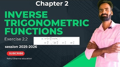 Class 12 Maths Exercise 2.1 Q19 | Inverse Trigonometric Functions | NCERT Solution | CBSE 2025