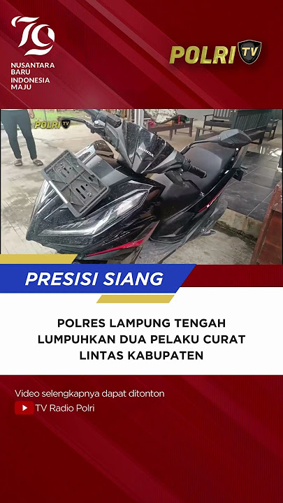 POLRES LAMPUNG TENGAH LUMPUHKAN DUA PELAKU CURAT LINTAS KABUPATEN