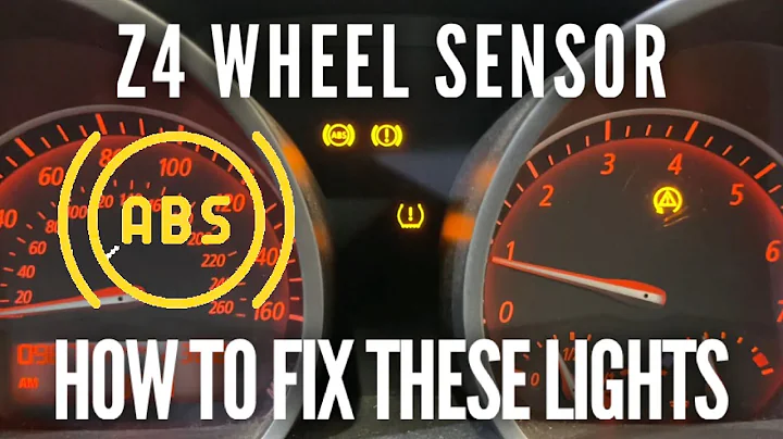 BMW Z4 E85 ABS wheel sensor replacement