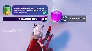 How Easily Collect Chaos Cube Data From Bosses Or Henchmen For Crafting A Superhack Virus Fortnite