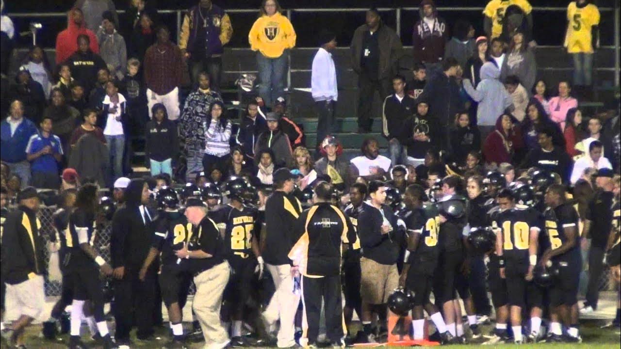 Hayward vs Tennyson football fight YouTube