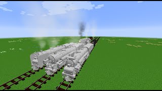 American TRAINS in Minecraft? (Immersive Railroading Minecraft)